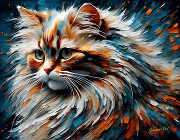 Prachtige kat (22) van Johanna's Art