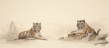 Tigre sur Tableaux ARTEO