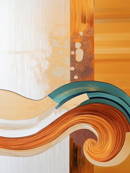 Modern abstracte vormen van Imagine