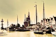 Hoorn Haven Noord-Holland Nederland van Hendrik-Jan Kornelis thumbnail