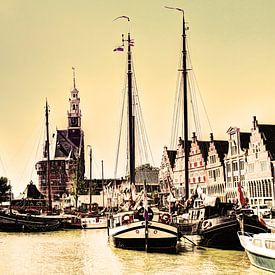 Hoorn Hafen Nord-Holland Niederlande von Hendrik-Jan Kornelis