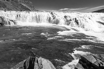 IJsland, Gulfoss waterval van Marly De Kok