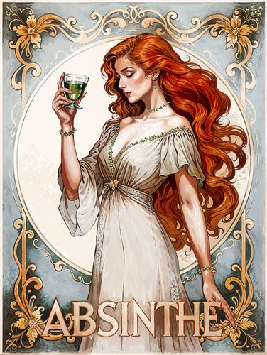 The Green Fairy II - Art Nouveau in Seduction and Silence