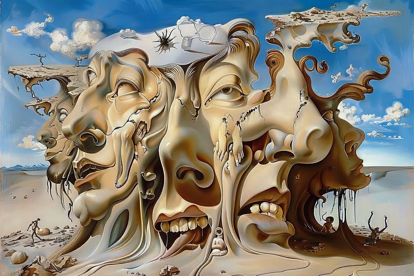 tree heads by Egon Zitter