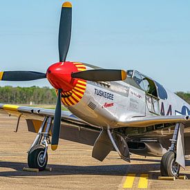 North American P-51C Mustang der Tuskegee Airmen. von Jaap van den Berg