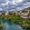 Mostar - from the Stari Most II by Teun Ruijters