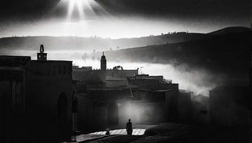 Marokko in de ochtend met mist van Mustafa Kurnaz