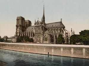 Notre Dame, Paris sur Vintage Afbeeldingen