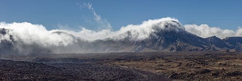 Eindeloze uitgestrektheid van het Teide Nationaal Park