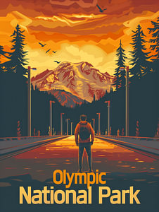 Wilderness Explorer Kunst: Olympic National Park