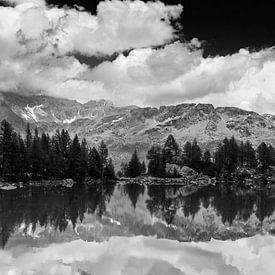Laghetto di Lagazzuolo Valmalenco Panorama - Alpensee Lombardei von Dirk Wüstenhagen