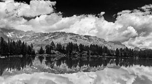 Laghetto di Lagazzuolo Valmalenco Panorama - Alpensee Lombardei