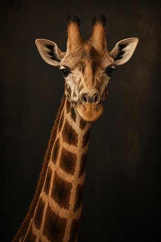 Porträt einer Giraffe