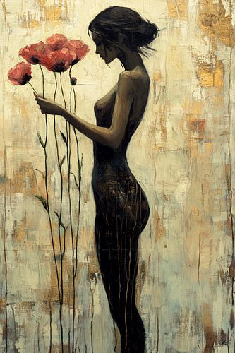 Sweet Silent Silhouette – Fine Art Figurative Painting