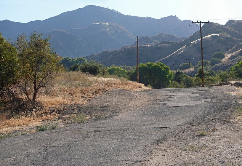 Leere Straße im Ed Davis Park, Kalifornien von Lensw0rld