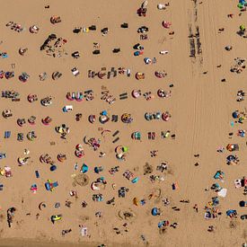 All of Holland bakes by the sea in Egmond by aerovista luchtfotografie
