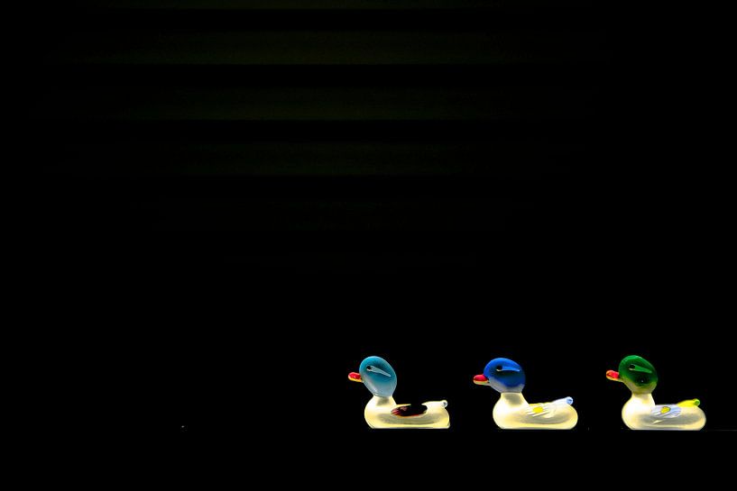 Drie glazen eendjes par arjan doornbos