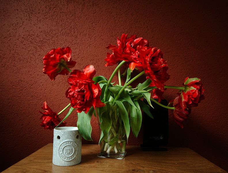 Rode tulpen van Erik Reijnders