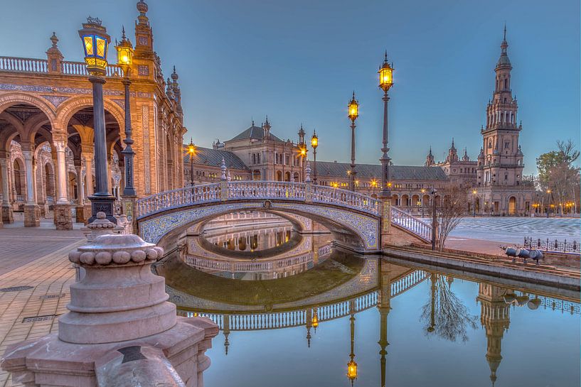 Plaza de Espana Sevilla by Rene Ladenius Digital Art