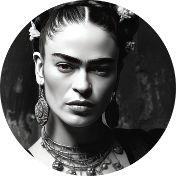 Frida Poster Print Zwart Wit