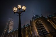 Deventer 's nachts van Martin Podt thumbnail
