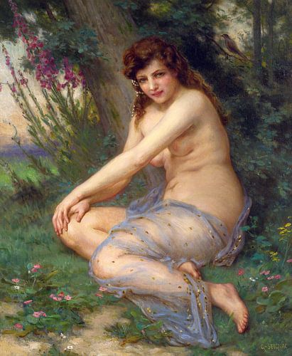 Naakt in het bos, Guillaume Seignac