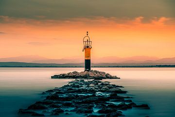 Lighthouse in Spain by Truus Nijland
