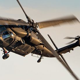 De Sikorsky UH-60 Black Hawk bij prachtig zonlicht van KC Photography