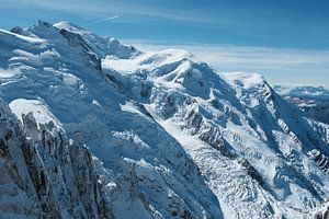 Gipfel des Mont-Blanc und Dôme du goûter