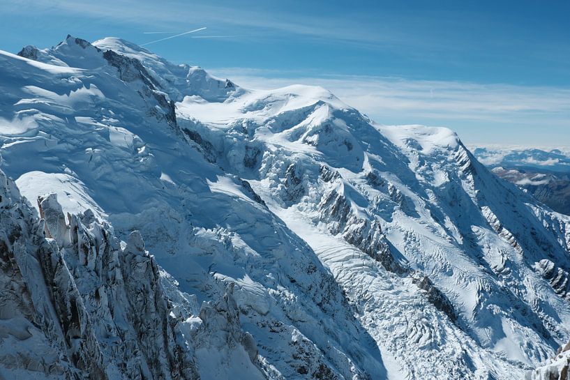 Mont Blanc summit and Dôme du goûter by Luci Boreali