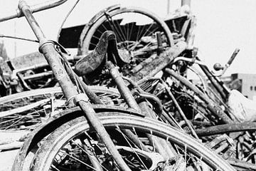 opgedoken fiets van iris doff