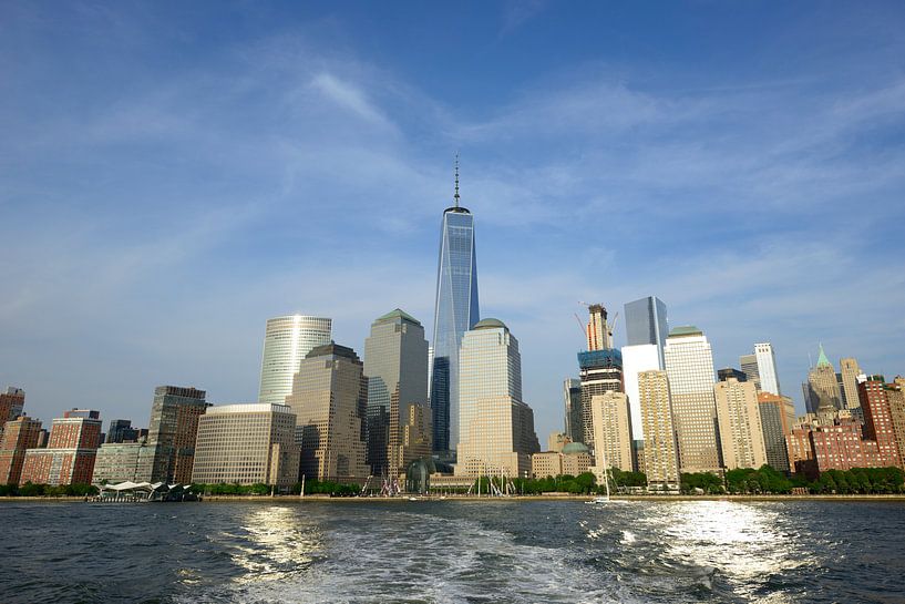 Lower Manhattan New York Skyline  van Merijn van der Vliet