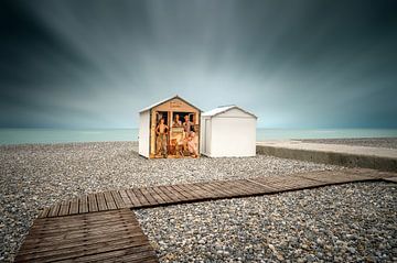 Chalets de plage en France sur Danny den Breejen