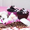 chocolade cupcakes met koffiebonen van Patricia Verbruggen
