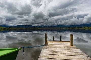 Steg am Hopfensee von Walter G. Allgöwer