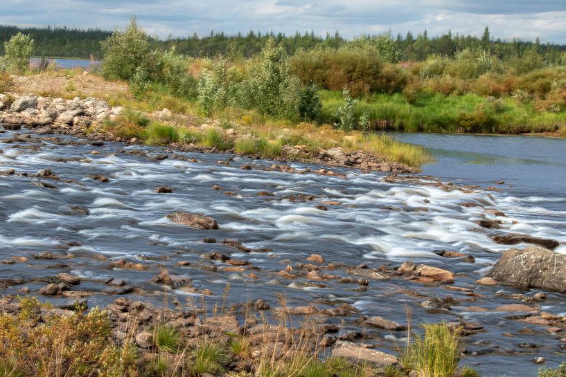 Stromschnellen in Lappland von Yanuschka | Fotografie Noordwijk