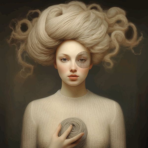 The knitter by Mirjam Duizendstra