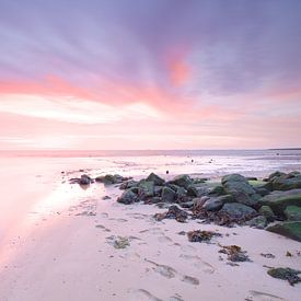 Zonsopgang over de Eems Dollard bij de Punt van Reide (2) van Gerben van Dijk