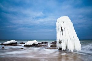 Winter an der Küste der Ostsee bei Kühlungsborn