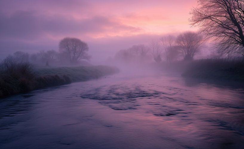 Herbstlicher Flusszauber von fernlichtsicht