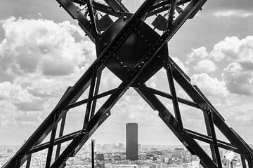 Uitzicht vanaf Eiffeltoren Parijs van Jack Tummers