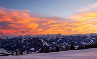 Een kleurenspel boven de Radstädter Tauern van Christa Kramer thumbnail
