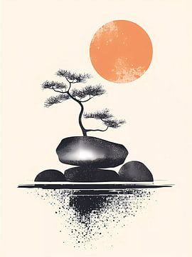 Zen-tuin i van haroulita