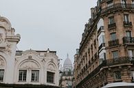 Uitzicht op de Sacré-Cœur in Parijs, Frankrijk van Manon Visser thumbnail