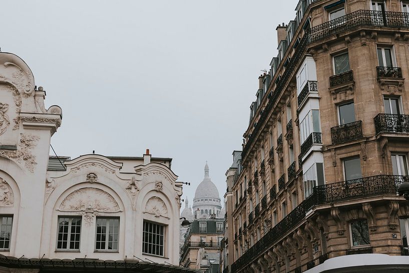 View of the Sacré-Cœur in Paris, France by Manon Visser
