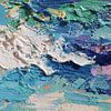 Couleurs de peinture mélangées couleurs douces panorama artistique sur TheXclusive Art