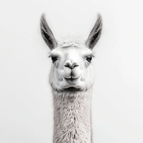Lama portret van Poster Art Shop