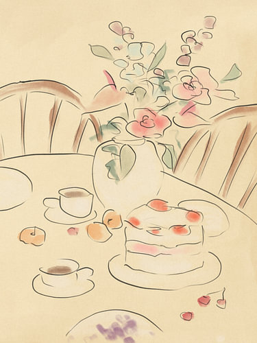 Thee en rozen