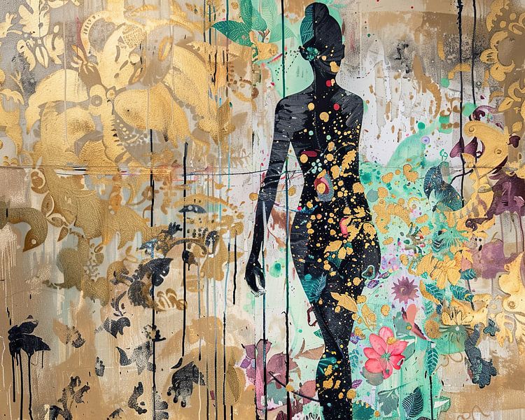 Gold Frau 19,997 von Blickfänger Gemälde