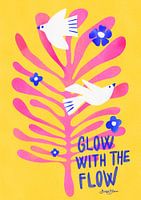 Oiseaux - Glow with the Flow rose